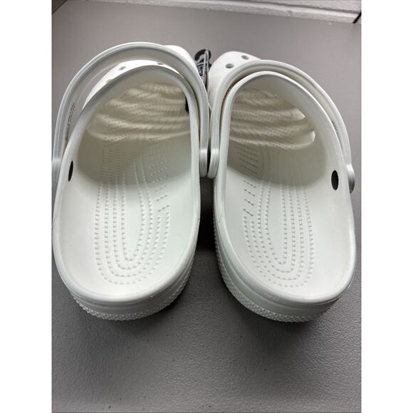 Crocs Classic Clog Shoes Men Size 13 White Slip On Sandal Comfort Water Mule NEW